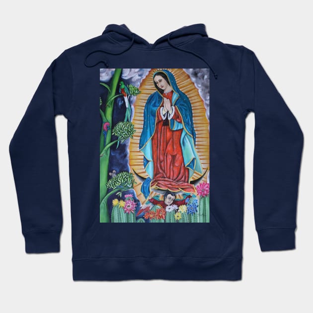 Virgin Of Guadalupe Hoodie by jleopold